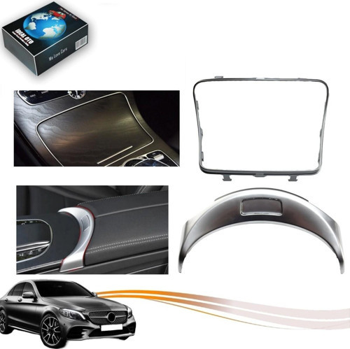 Mercedes-Benz C Serisi W205 Kol Dayama Düğmesi Krom Bardaklık Çerçevesi Oem: A2056830900 2056803307