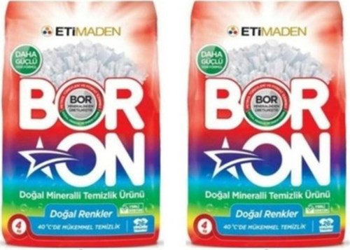 Doğal Mineralli Temizlik Ürünü Renkliler Için 4 Kg X 2 Adet