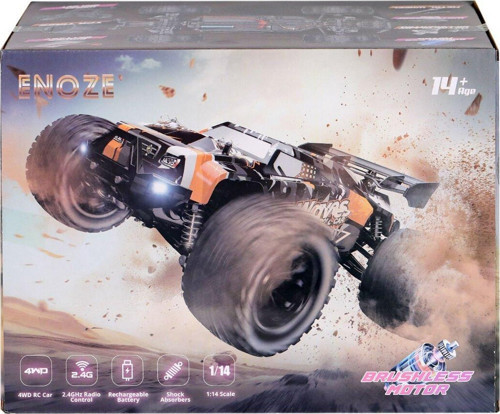001E Kumandalı 4x4 Fırçası Motor 1:14 Gaser Arazi Aracı -Gepettoys