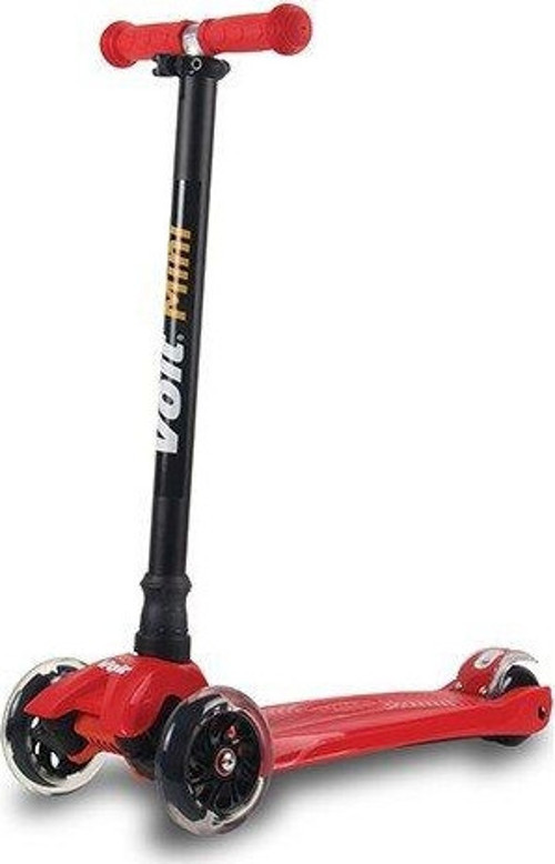 Mini Led Işıklı 3 Teker Scooter -Kırmızı -New