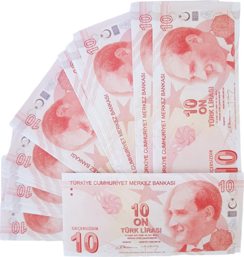 300 Adet 10 TL Sahte Para Geçersiz Düğün Parası Parti Şaka Malzemesi