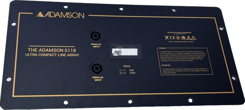 S188 Subwoofer Hoparlör Arka Kapak
