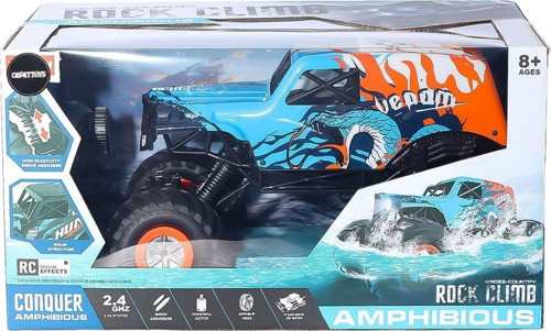 UJ99-T200 Suda ve Karada Gidebilen Rock Climb Arazi Aracı 1:10 -Gepettoys Kız Erkek Çocuk Oyuncak Eğ
