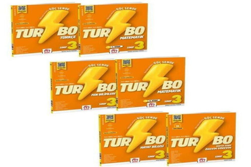 3.Sınıf Turbo Eğitim Seti (6 Kitap)