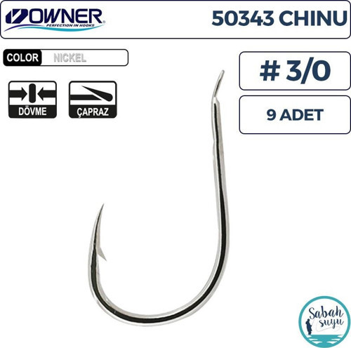 50343 Chinu İğne #3/0 (9 Adet) Beyaz