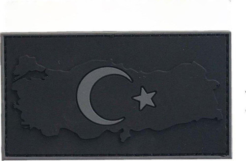 Bayrak Plastik Kabartma Haritalı Patch - Peç