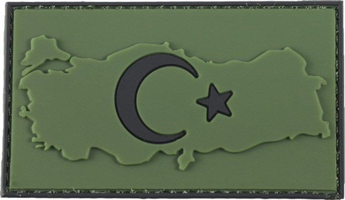 Bayrak Plastik Kabartma Haritalı Patch - Peç