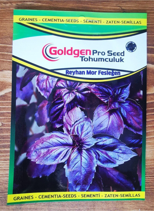 Goldgen Pro Seed Mor Fesleğen (Reyhan) Tohumu