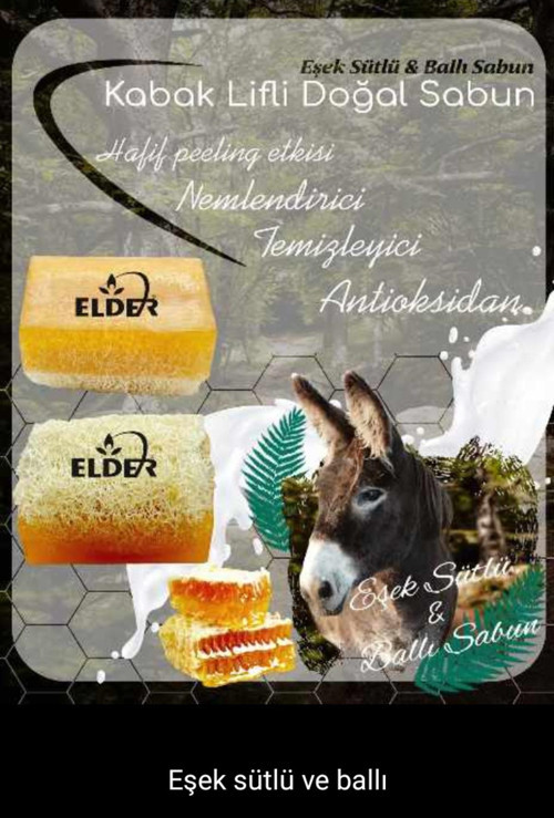 Eşek Sütlü Doğal Lifli Sabun 130 Gr
