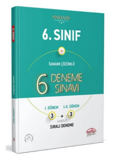 Editör Yayınları 6. Sınıf 6 Fasiküllü Deneme Sınavı