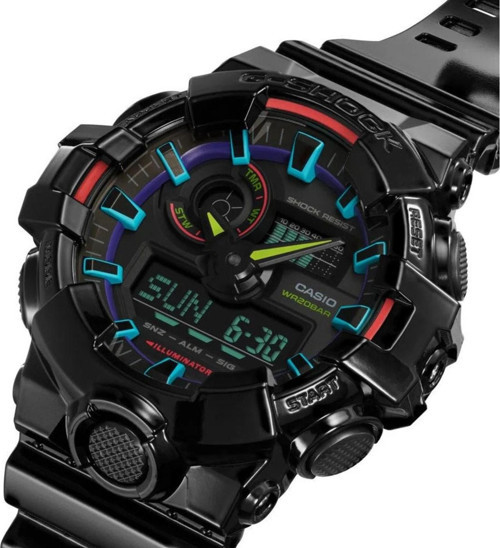 Erkek G-Shock Kol Saati GA-700RGB-1ADR