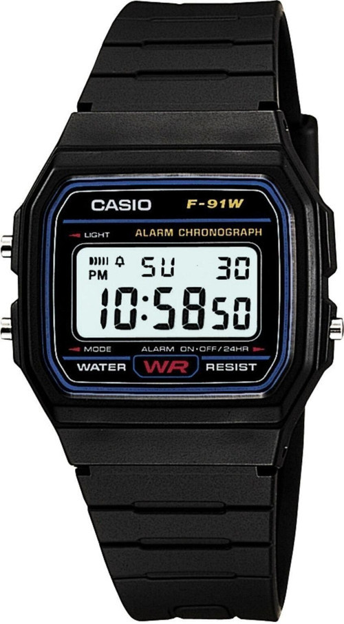 Standart F-91W-1DG Siyah Kol Saati