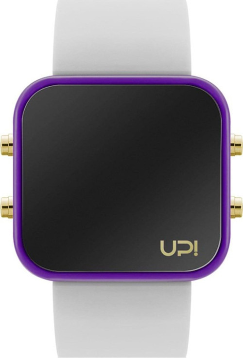 Unisex Kol Saati 2UPWS2018628 LED GOLD PURPLE AND WHITE STRAP