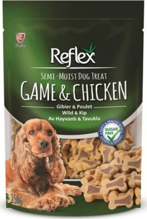 Yumuşak Av Hayvanlı Tavuklu Köpek Ödülü 150 Gr