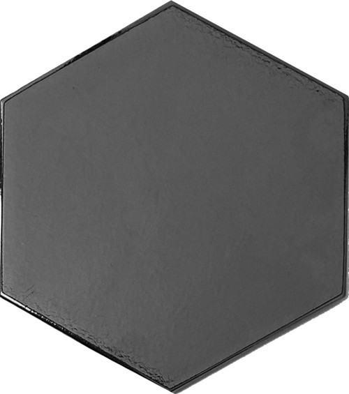 15x17 Cm Düz Mat Metalik Altıgen Seramik
