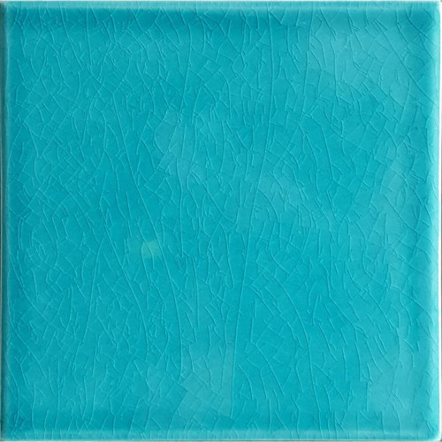 20x20 cm Düz Turkuaz Çini Seramik Karo