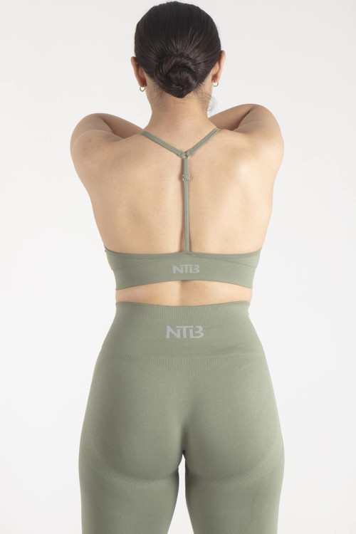 Ntb İp Askılı V Yaka Sporcu Sütyeni, Fitness, Yoga, Pilates, Koşu, Antrenman