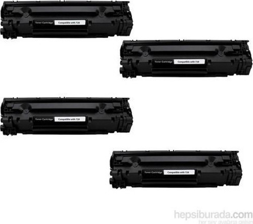Canon İ Sensys Mf4780w Muadil Toner (CRG-728) 4 Lü Ekonomik Paket