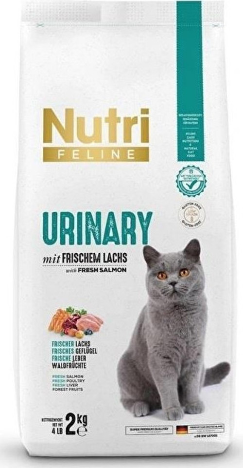 Urinary Böbrek Sağlığı Destekleyici Somonlu Düşük Tahıllı Yetişkin Kedi Maması 2 Kg