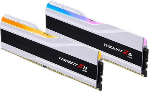 GSKILL Trident Z5 RGB Beyaz DDR5-6400Mhz CL32 32GB (2x16GB) DUAL (32-39-39-102) 1,4V