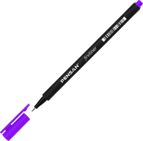 Fineliner Keçe Uç Kalem 0,4 Mm Mor 6500 (10 Lu Paket)