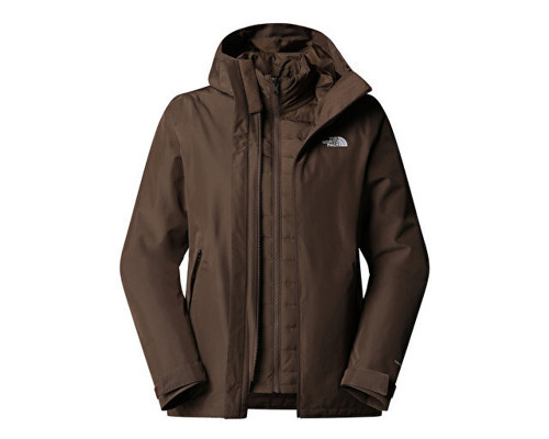 W Carto Mono Triclimate Hooded Jacket Kadın Outdoor Ceketi NF0A8D3D1OI1 Kahverengi