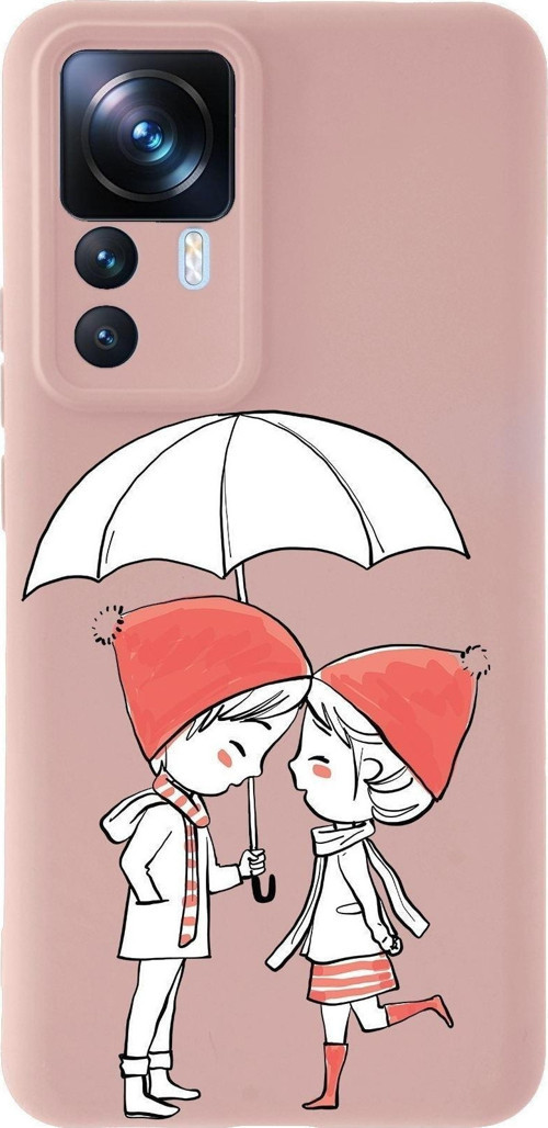 Xiaomi Mi 12T Pro Uyumlu Lansman Kılıf Aşk Tasarımlı Içi Kadife Kapak-Pud