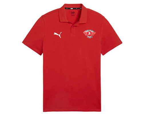 Turk Hava Yolları Polo Tısort Türk Hava Yolları Erkek Futbol Polo Yaka Antrenman Tişörtü THY-65860501 Kırmızı