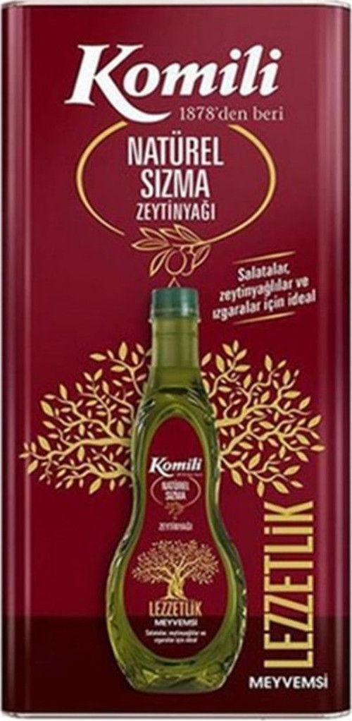 Lezzetlik Meyvemsi Natürel Sızma Zeytinyağı 3 lt