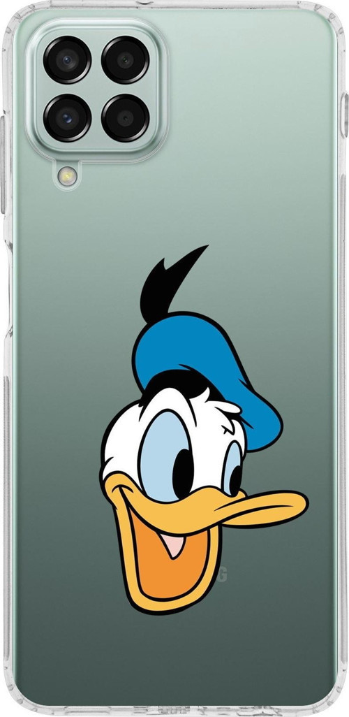 Samsung Galaxy M33 Kapak Donald Duck Tasarımlı Şeffaf Kılıf