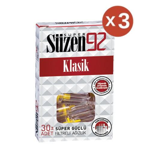 Sigara Ağızlığı Filtresi Regular - Klasik 3'lü Set