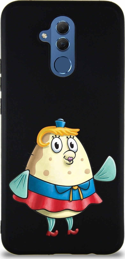 Huawei Mate 20 Lite Soft Premier Kapak Puff Tasarımlı Silikon Kılıf - Siyah