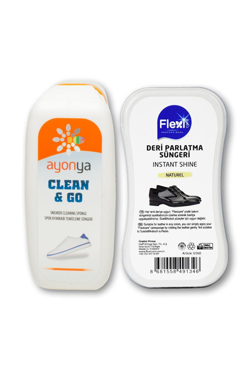 Flexi Temizlemesüngeri Ve Deri Parlatma Renksiz Bakım Malzemeleri