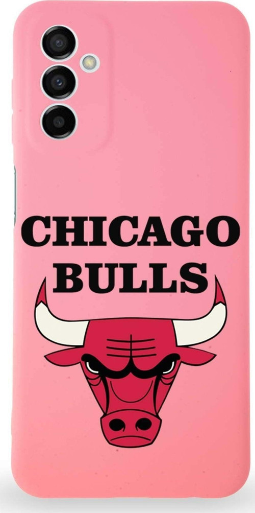 Samsung Galaxy A04S Uyumlu Lansman Kılıf Altı Kapalı Içi Kadife Chicago Bulls Tasarımlı Kapak