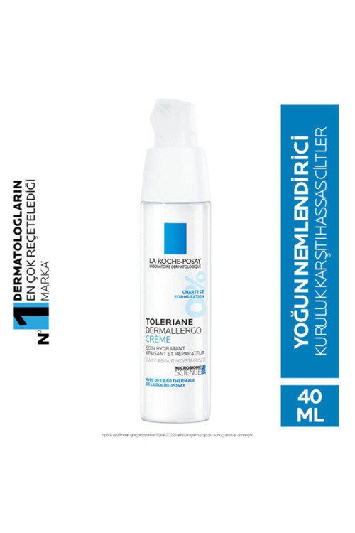 Toleriane Dermallergo Creme-Ultra Hassas Ciltler İçin Nemlendirici Ve Yatıştırıcı Bakım Kremi 40Ml
