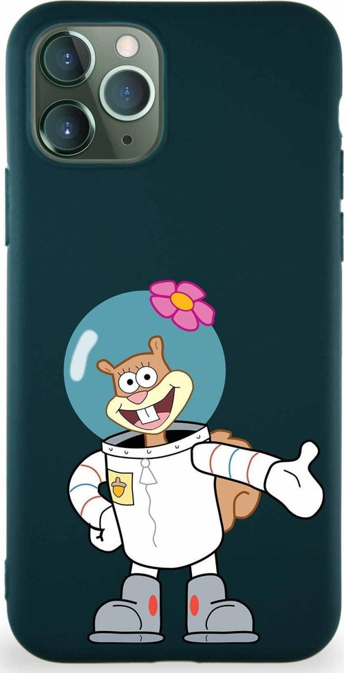 Apple Iphone 11 Pro Soft Premier Kapak Sandy Tasarımlı Silikon Kılıf - Yeşil