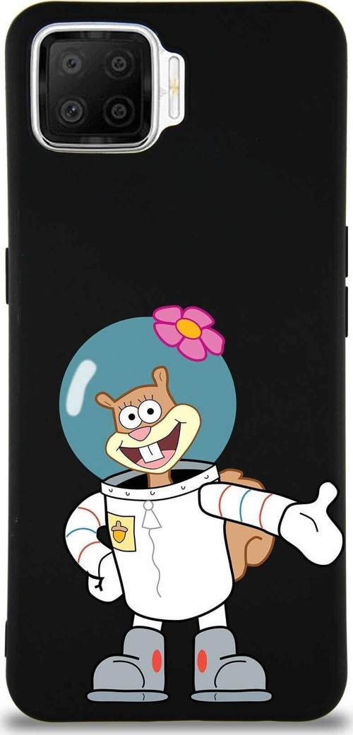 Oppo A73 Soft Premier Kapak Sandy Tasarımlı Silikon Kılıf - Siyah