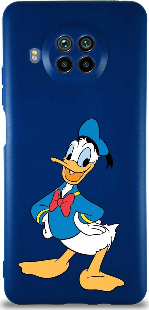 Xiaomi Mi 10T Lite Soft Premier Kapak Donald Duck-C Tasarımlı Silikon Kılıf - Lacivert