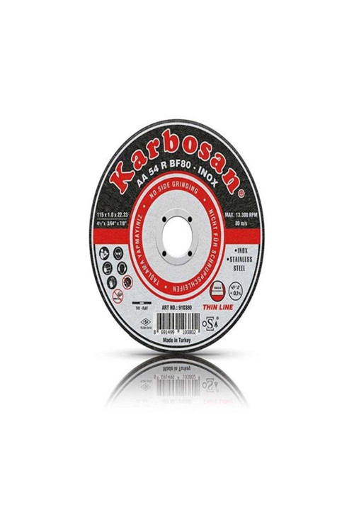 910380 Thınline115*1.0*22.23 Inox 25 Adet Paslanmaz Çelik Kesici