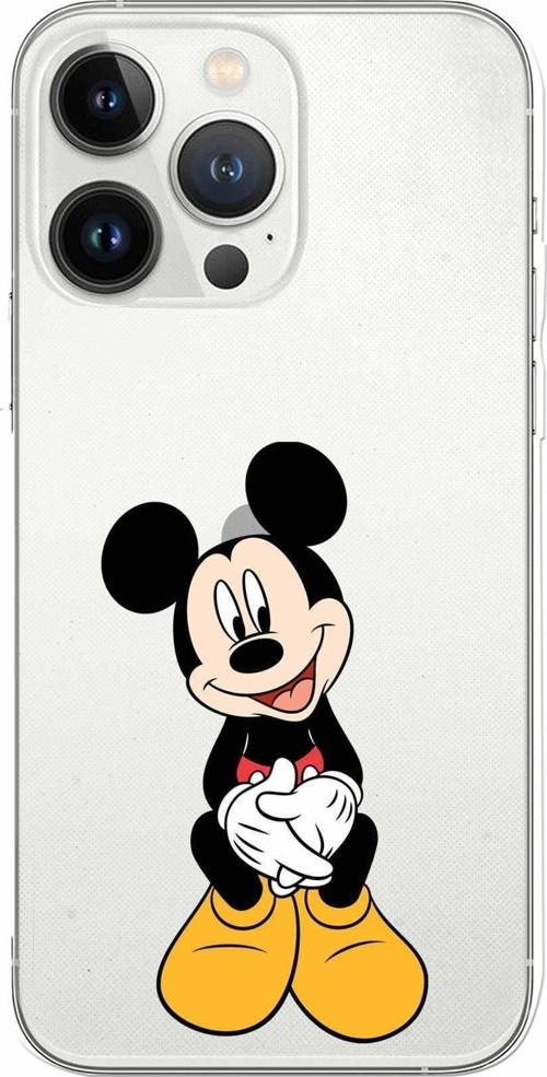 Apple Iphone 13 Pro Uyumlu Kamera Korumalı Kapak Mickey Mouse Tasarımlışeffaf Kılıf