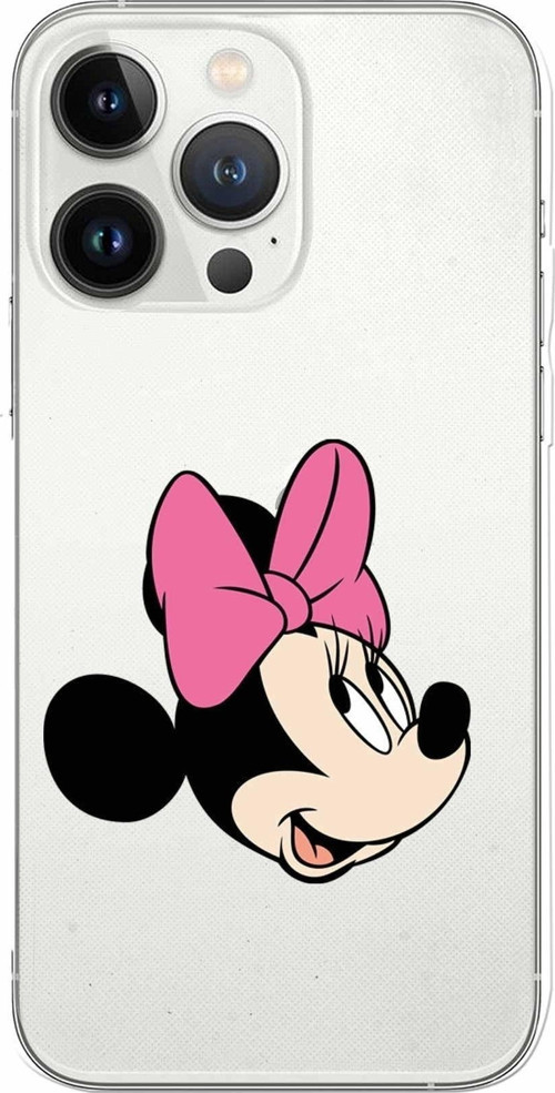Apple Iphone 13 Pro Uyumlu Kamera Korumalı Kapak Minnie Mouse Tasarımlışeffaf Kılıf