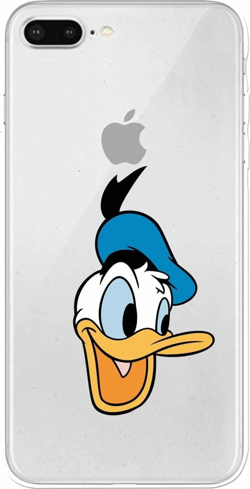 Apple Iphone 7 Plus Uyumlu Kamera Korumalı Kapak Donald Duck Tasarımlışeffaf Kılıf