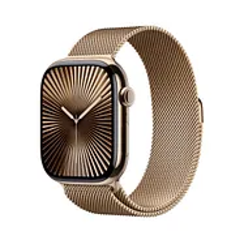 Watch Series 10 Gps + Cellular 42Mm Altın Titanyum Kasa Ve Altın Rengi Milano Loop Kordon