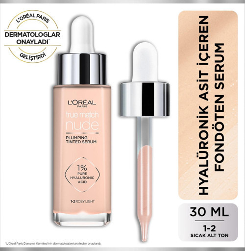 True Match Nude Fondöten Serum 1-2 Rosy Light