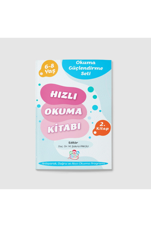 Konuşan Çocuk Okuma Güçlendirme Seti Hızlı Okuma Kitabı (Kitap-2)