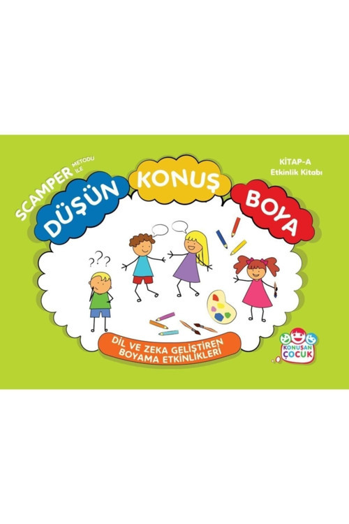 Scamper Metodu Ile Düşün Konuş Boya 3'Lü Set