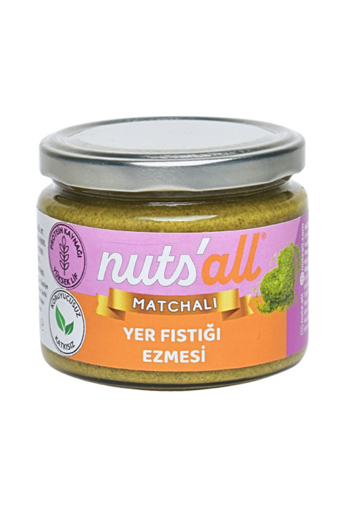 Matchalı Fıstık Ezmesi 280 G - Yeşil Çay Lezzeti