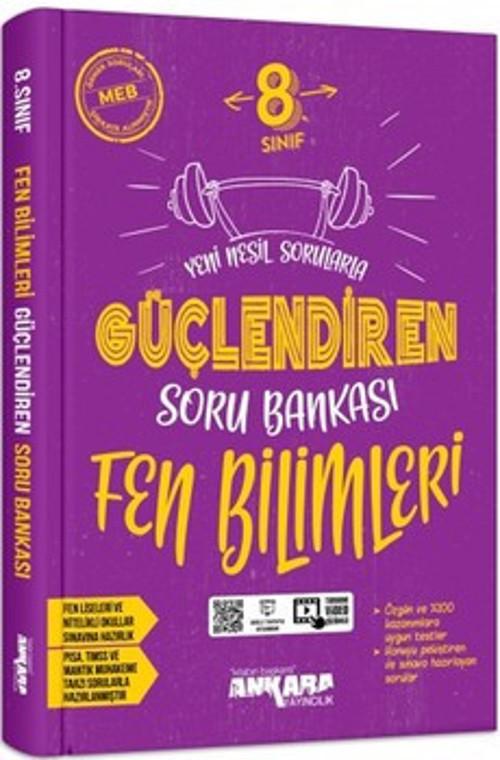 Ankara Yayınları 8. Sınıf Lgs Fen Bilimleri Güçlendiren Soru Bankası 2020
