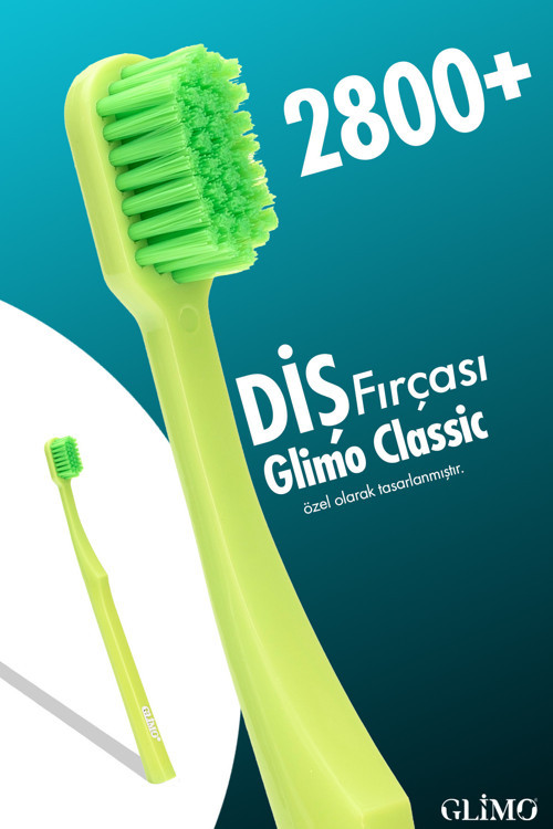 Classic 2800 Diş Fırçası, Hassas Diş Eti Dostu, Ultra Yumuşak Kıl, Diş Eti Kanamasına Karşı, Yeşil