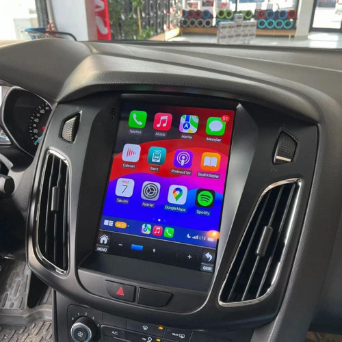 FORD FOCUS 3-4 TESLA(2012-2018)-9.7'' QLED ANDROİD GERÇEK 4+64 GB / 4 ÇEKİRDEK 1.6Ghz / WIFI 5.0Ghz / BT 5.4-KABLOSUZ CARPLAY-AHD HD GERİ GÖRÜŞ KAMERA HEDİYE